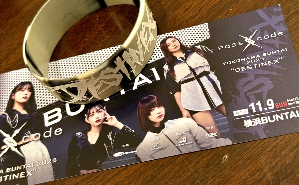 drumsko_0310's tweet photo. 2025.11.09 PassCode YOKOHAMA BUNTAI 2025 ''DESTINEX''

楽しかった！
楽しすぎて何も覚えてないけど楽しかったことだけは間違いない
それだけで充分 https://t.co/mOaD0hwZCf
