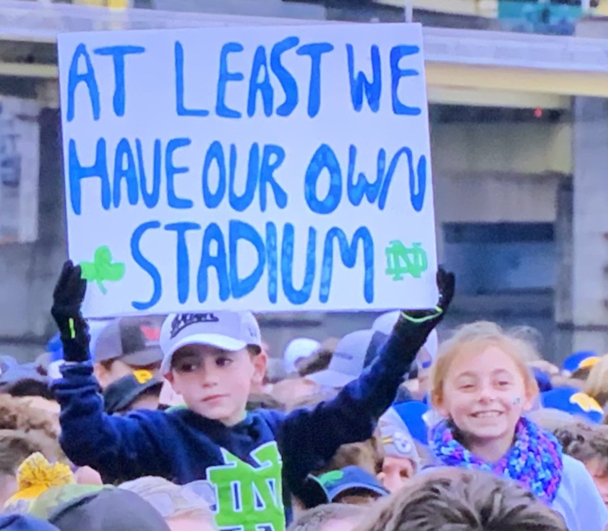 PeloJase's tweet photo. #GoIrish https://t.co/02ZEcKrMRC