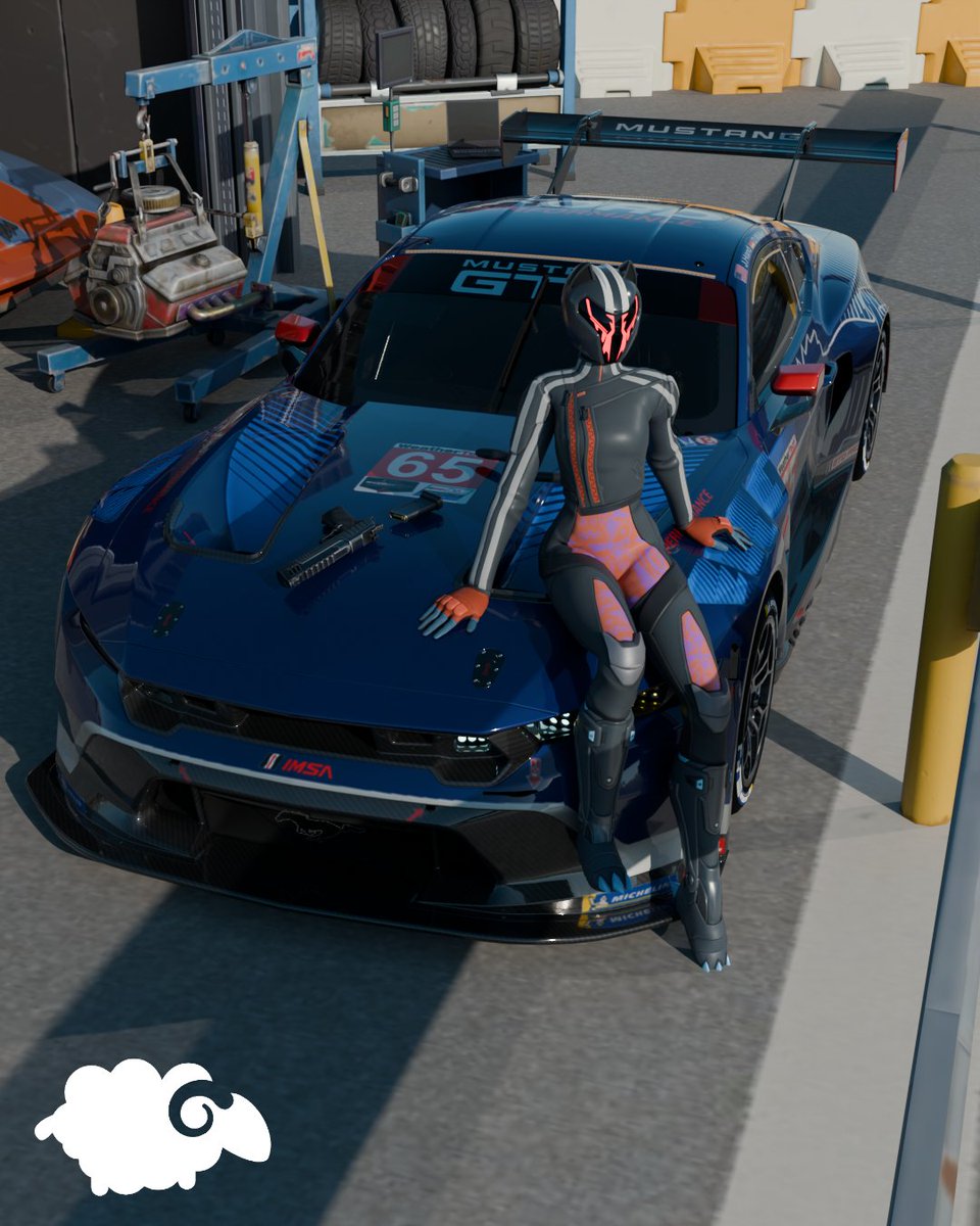 Neggy__'s tweet image. my 2 favorite things, Panther and the mustang gt3
#Fortnite #FortniteArt #IMSA