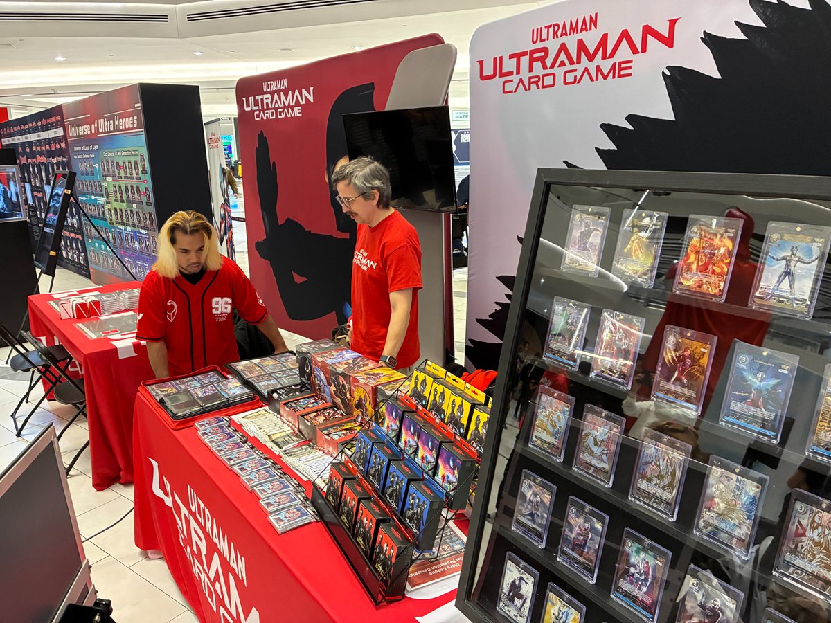 <a href="/americandream/">American Dream</a> DAY 1 is here!

If you, or anyone you know, are in the area, then please come on by and check out the event!!

The schedule of events is here for easy quick reference, but if you have any questions, then please let us know.

#ultramancardgame 
#ultraman