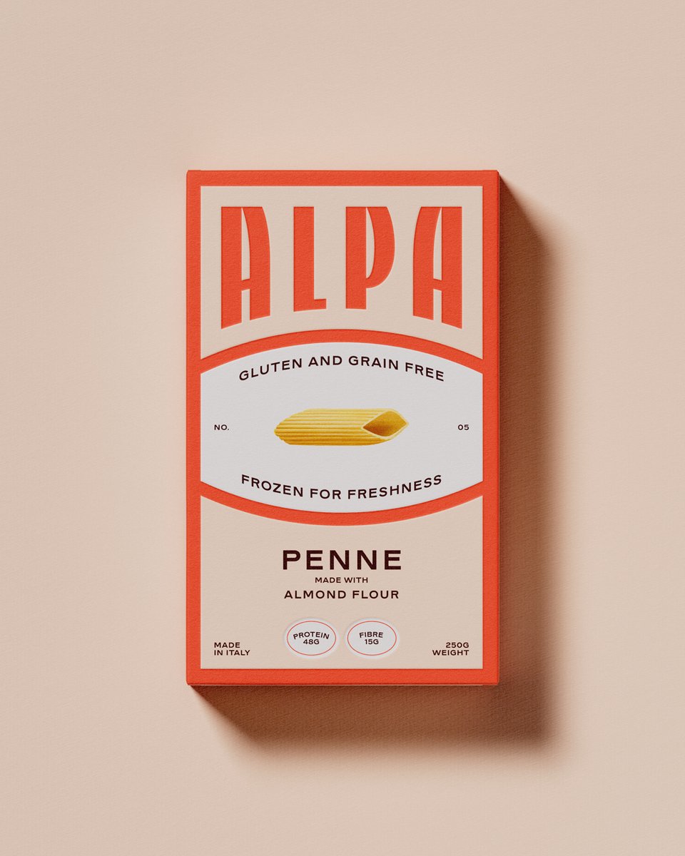 PENTAWARDS's tweet image. Studio Tyrrell&apos;s #packagingdesign for ALPA blends nostalgic Italian cues with clean, contemporary structure, celebrating tradition while appealing to health-conscious consumer. #DailyDesignInspiration