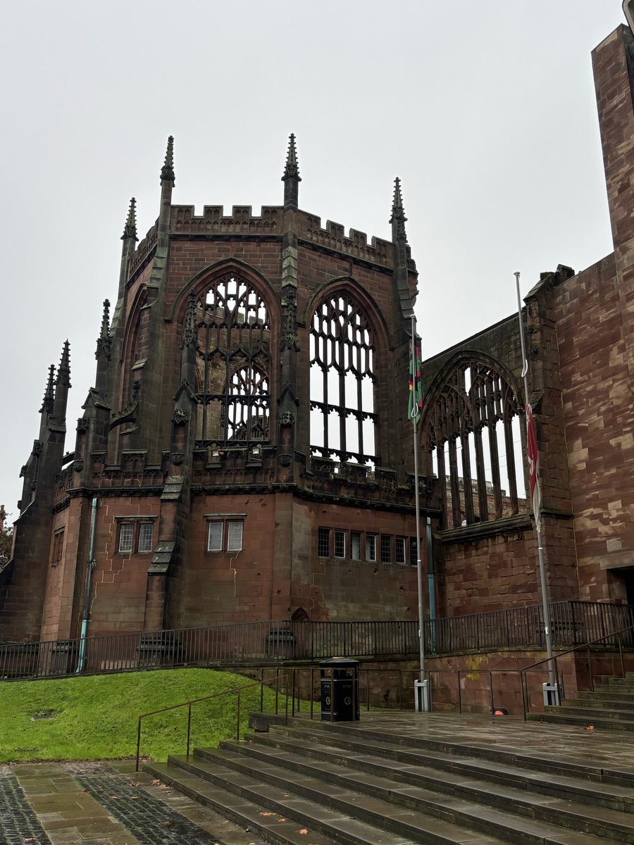 Enjoyed walking part of Liberation Route Europe’s new trail in Coventry with <a href="/BattlefieldBen/">Ben Mayne</a> this morning. Fascinating to hear about the destruction, courage, and Blitz spirit shown by the city’s people exactly 85 years ago.
