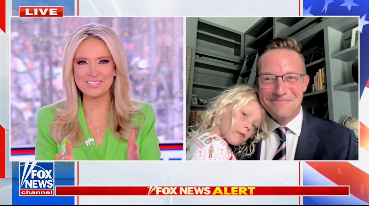 Oh man.

My little kids CRASHED my Fox News interview this morning. Luckily we were discussing the fight for the future of America for our families.

Welp, God has funny timing. 

Thanks for understanding and having this proud dad on <a href="/kayleighmcenany/">Kayleigh McEnany</a> 🇺🇸