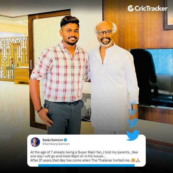 Imtweetygoose's tweet image. உங்களுக்கு தான் அவன் சேட்டன்

எங்களுக்கு அவன் ஒரு தீவிர #Rajinikanth ரசிகன்

Welcome to #CSK #SanjuSamson 

இனி சூப்பர் ஸ்டார் ரஜினிகாந்த் பாட்டு தான் VJ போடுவான் when Sanju come into the crease

Stadium gona blast 🔥💥

#WhistlePodu | #SuperstarRajinikanth