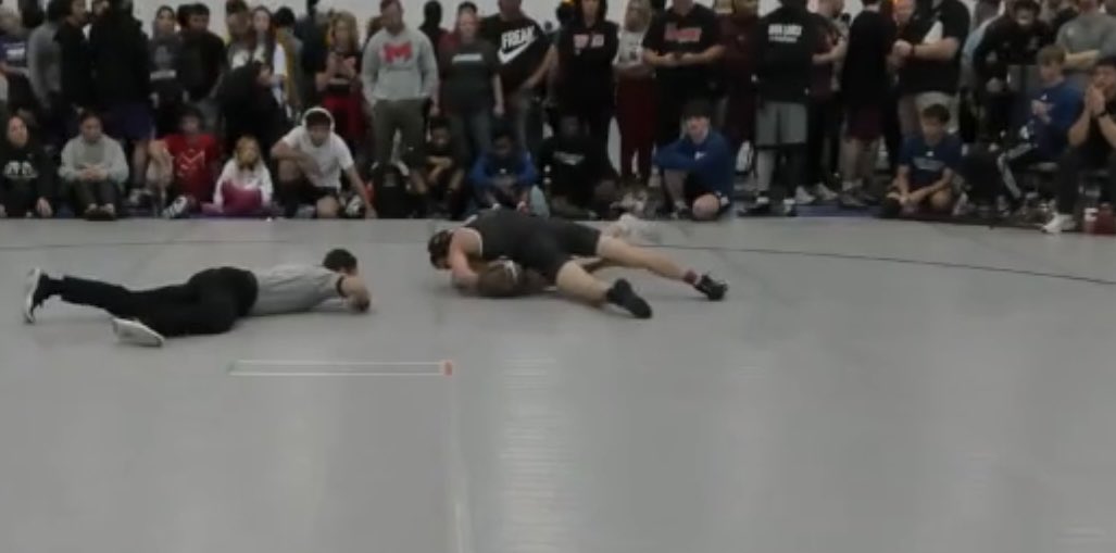 Ross starts his day off the a fall for <a href="/ReiverWrestling/">IW Reiver Wrestling</a> at the Grand View Open!

#AlwaysABear