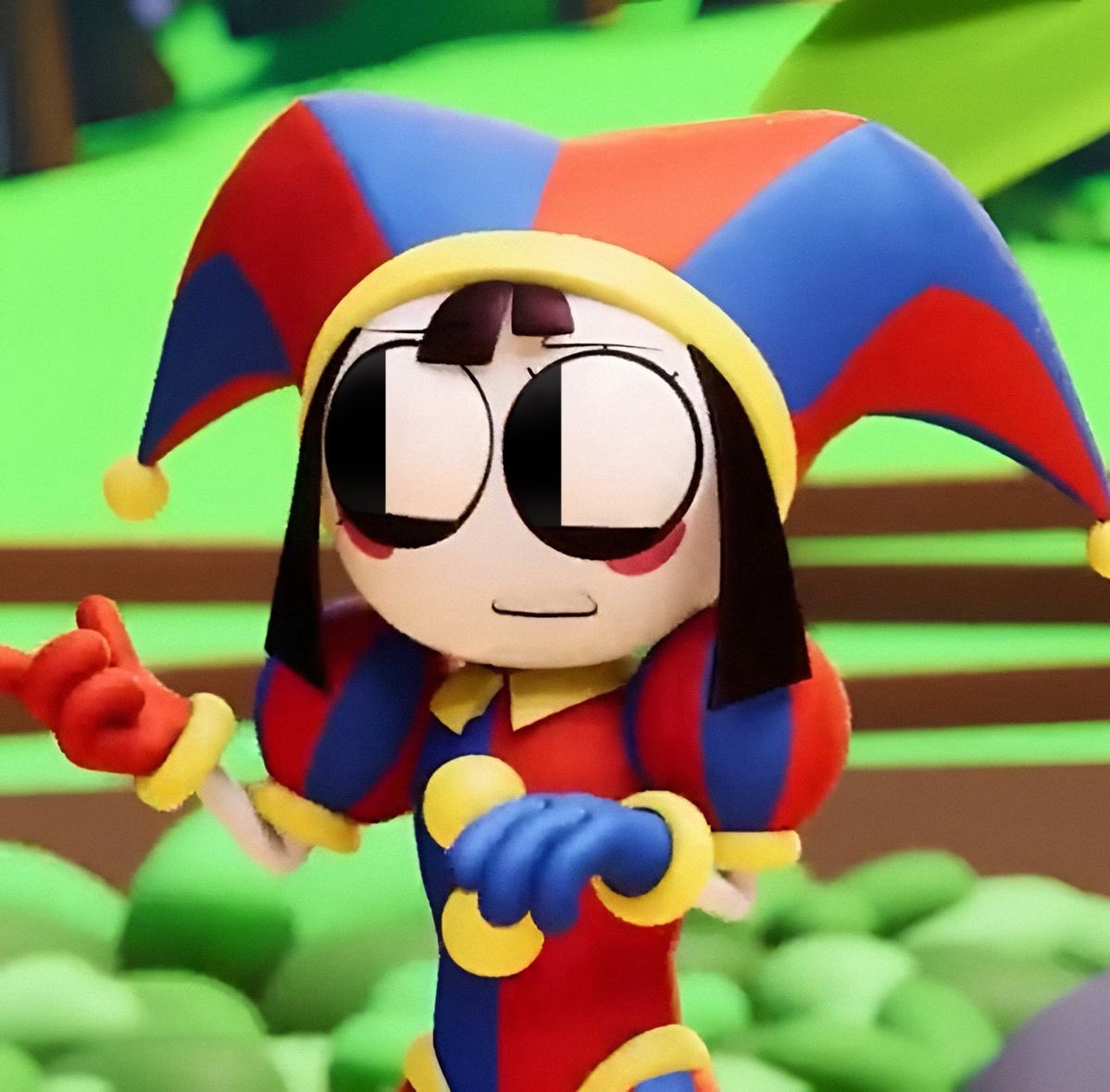 southernlemons_'s tweet image. adding on! pomni but with jax&apos;s pupils :3c #tadc #funnybunny