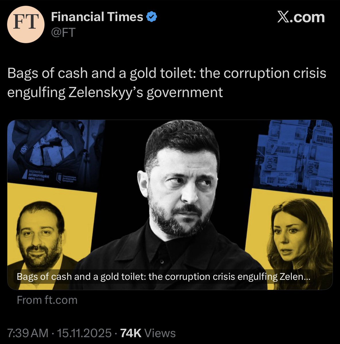 It’s mind-blowing that the West sent Ukraine hundreds of billions in aid since 2022, and no one cared what they were doing with it.
