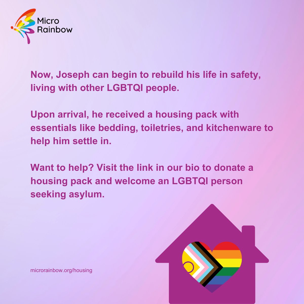 MicroRainbow's tweet photo. Weβve welcomed Joseph, a gay man from Sierra Leone, to Micro Rainbow safe housing in the South East! π³οΈβπ
Now he can begin rebuilding his life in safety π
Help make more arrivals like this possible π https://t.co/IoveKYcnWT
#LGBTQI #Asylum #SafeHousing #ChangingLGBTQILives https://t.co/DNU0O0sBZW