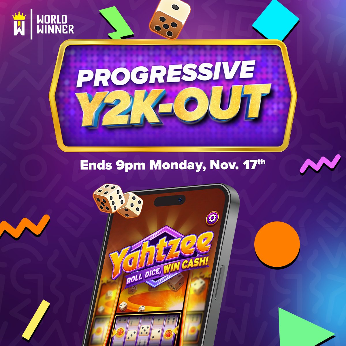 WorldWinner's tweet image. 💾 READY FOR A Y2K THROWBACK? 💾

Roll into the Progressive Y2K-Out and watch the pot grow like everyone’s Fear of the Year 2000. 😅

Tap in before the clock strikes Monday 9PM ET! (offers may vary)

#ThrowbackWeekend #ProgressiveJackpot #WorldWinner #90sVibes