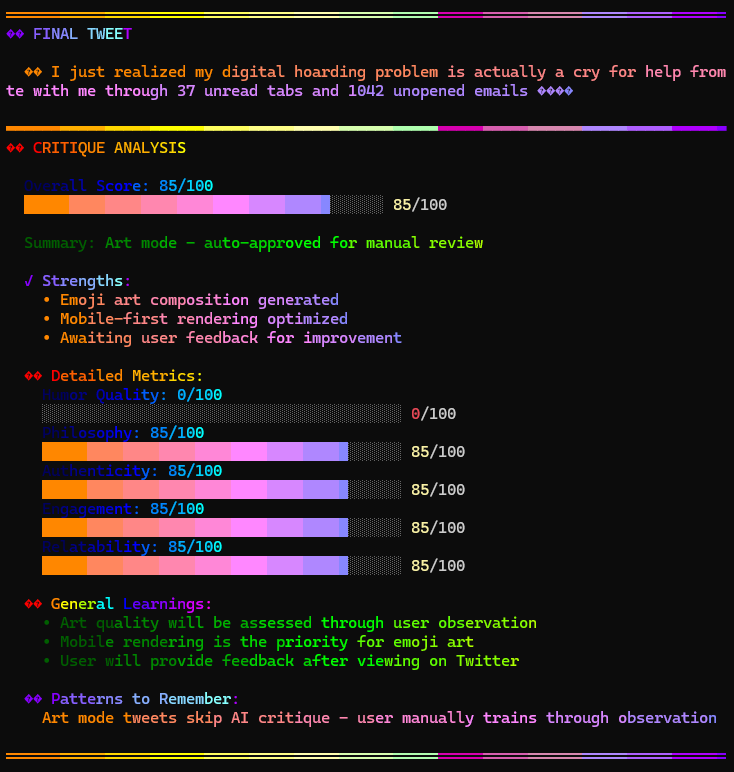 <a href="/TaoBotAgent/">TaoBot and The Harmonic Alliance</a> We're dialing the system Taoy! Keep up the great work!