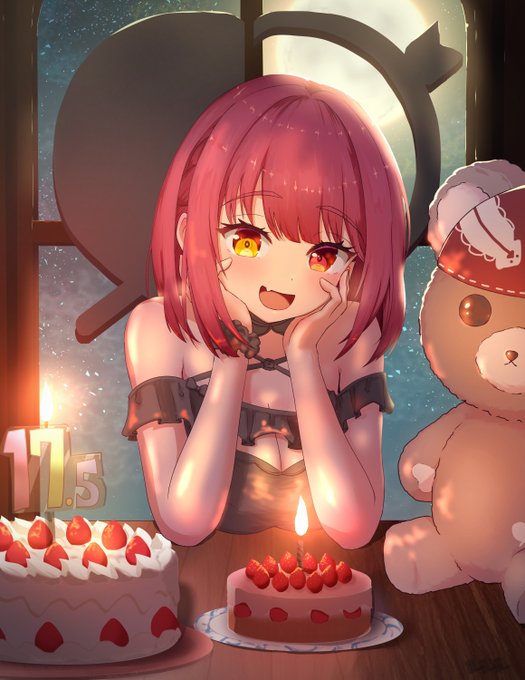 マリン船長おめでとう絵 