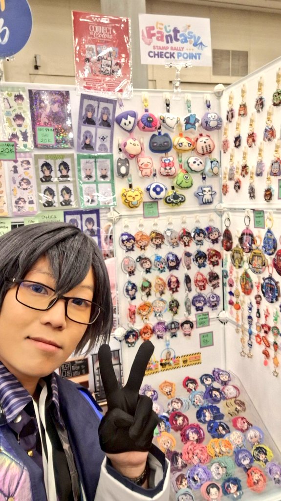 Day 1 otsu!^^
SEE YALL LAST DAY BESOK!! ><

Diorama pape stok sisa 1-2 lg ya (Classroom sisa display).😃🙏

Some ppl ask, sign di atas itu buat komunitas kah? Nope🙅‍♀️, itu stamp rally. Me myself is a part of #nijifantasycf21 dan #cc_2434 . Yuk yg blum, ikut hunting prizes besok!^^