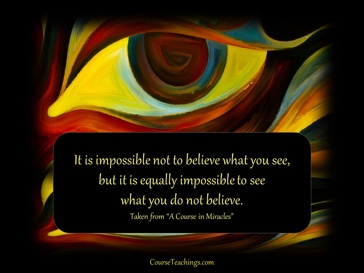 CourseTeachings's tweet image. Expand your consciousness with Course Teachings&apos; unique perspectives. #ImpossibleToNotBelieveWhatSee