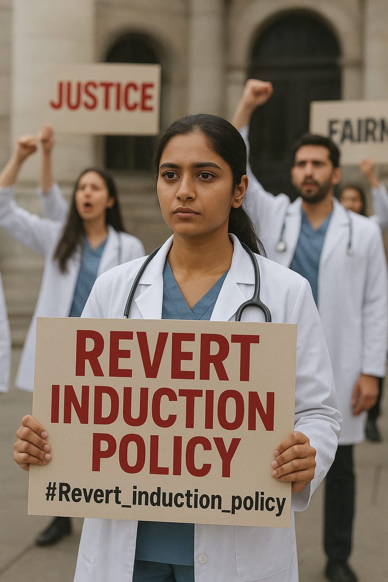 DrTalhaShakeel1's tweet photo. The new induction policy is totally rubbish as it benefits the FMGs to a huge extent and humiliates those on merit .
This is not how we govt. graduates should be treated . It is an appeal to kindly revert this policy .

@MaryamNSharif
@SalmanRafiquePK

#REVERT_INDUCTION_POLICY https://t.co/MCu8rVC42j