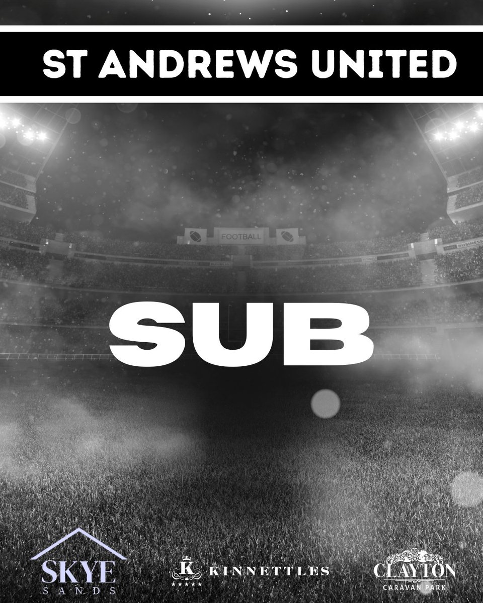 73' substitution for The Saints
ON: Scott Dunn
OFF: Alex McCreadie