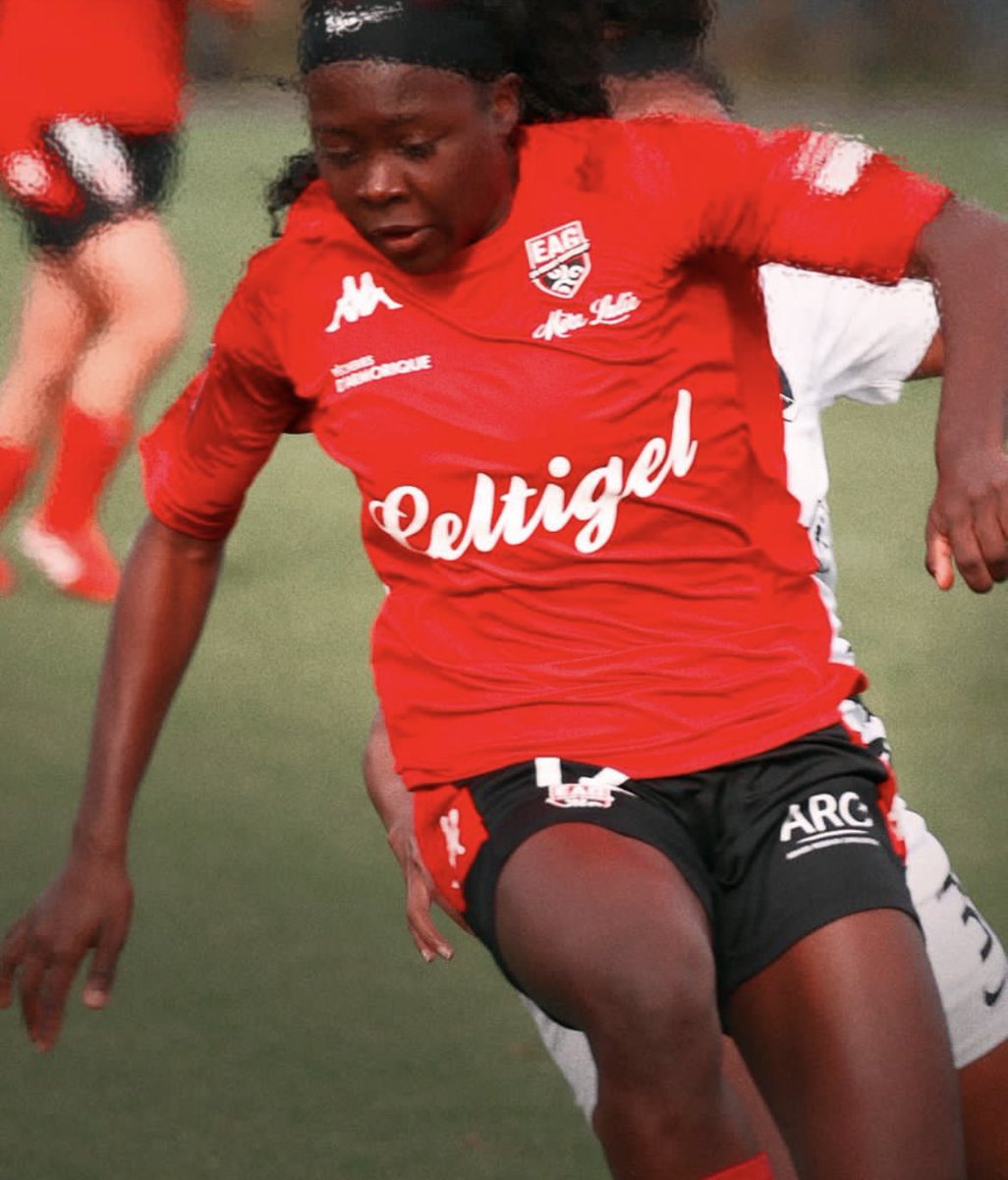 Chelsea Domond, buteuse ce samedi pour Guingamp face au FC Nantes (1-6) en Coupe de la Ligue 👏🏽🇭🇹