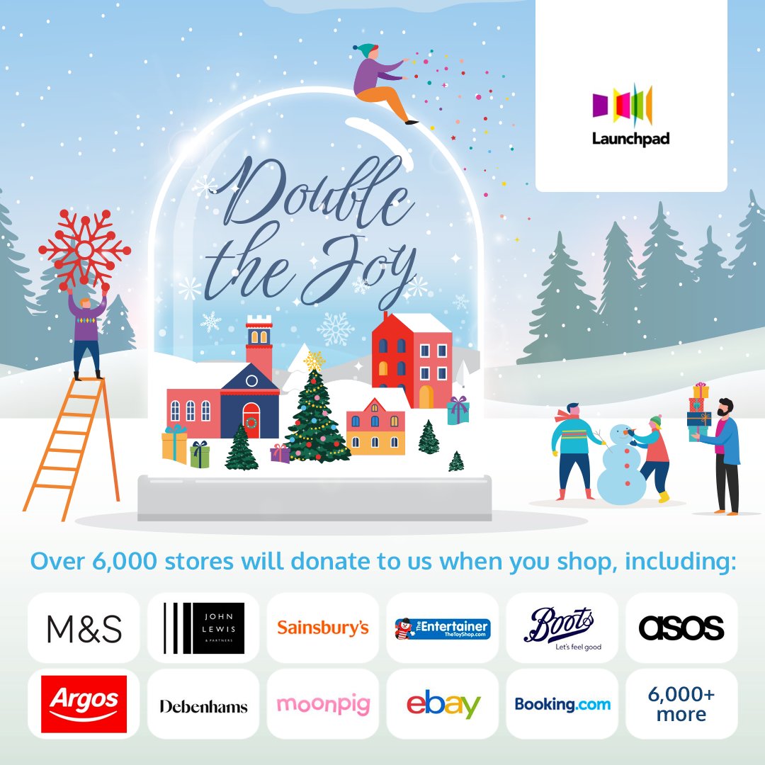 If you do any of your shopping online, please consider sign up (free) to Give As You Live - a free and easy way to raise money for Launchpad when you shop online with 6,000+ stores. 🎁
f.mtr.cool/hluydbciol