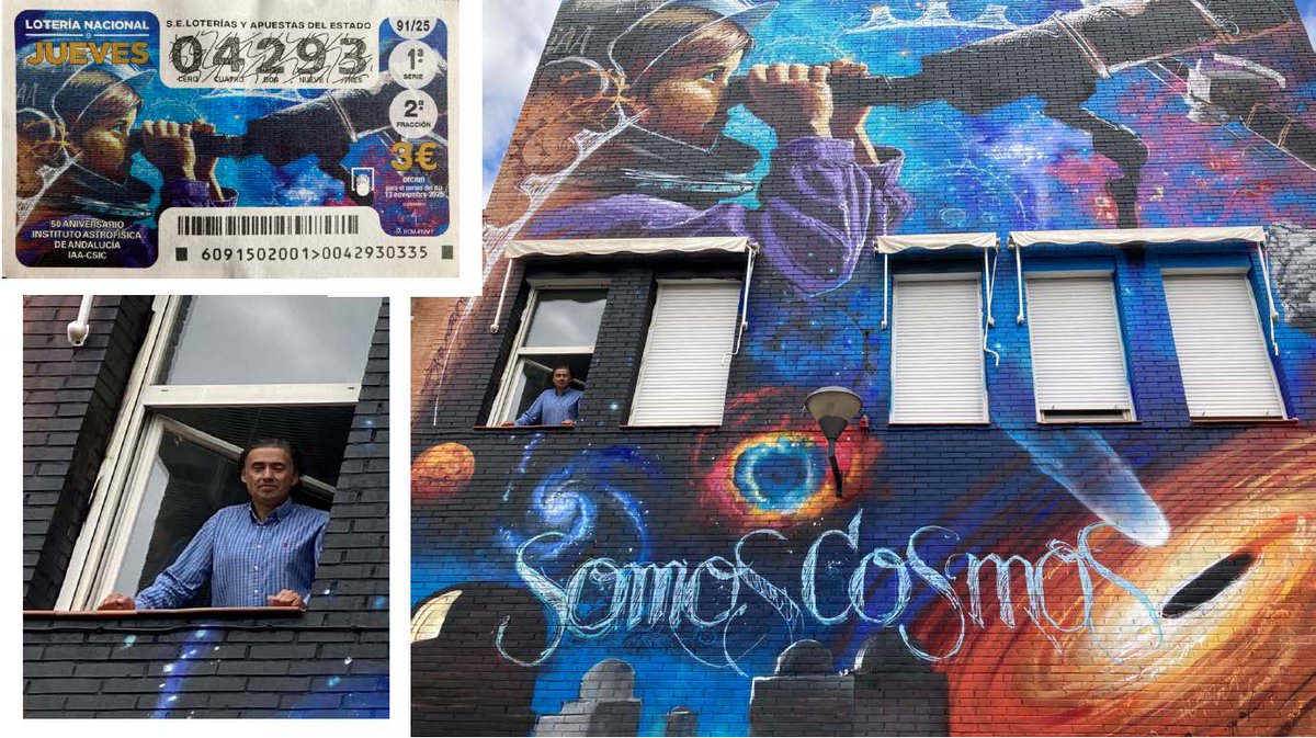 Aunque no tocase el décimo de <a href="/loterias_es/">Loterías del Estado</a> en recuerdo del 50 aniversario del <a href="/iaa_csic/">IAA-CSIC</a>, nadie me quita la alegría de que se elegiera el motivo que hay justo encima del despacho que comparto con <a href="/maria_caballer1/">Maria D. Caballero-Garcia</a>. ¡Feliz día de San Alberto Magno, por cierto, hoy 15 de noviembre!