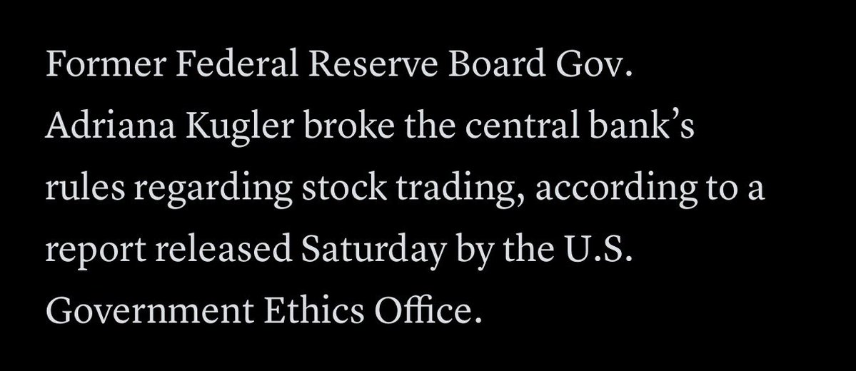 The reporting below comes from CNBC.
If I’m counting correctly, that makes at least five Federal Reserve officials who have been accused of financial irregularities since 2020—some confirmed, others not.
You see why I include the culture of compliance among the areas in urgent