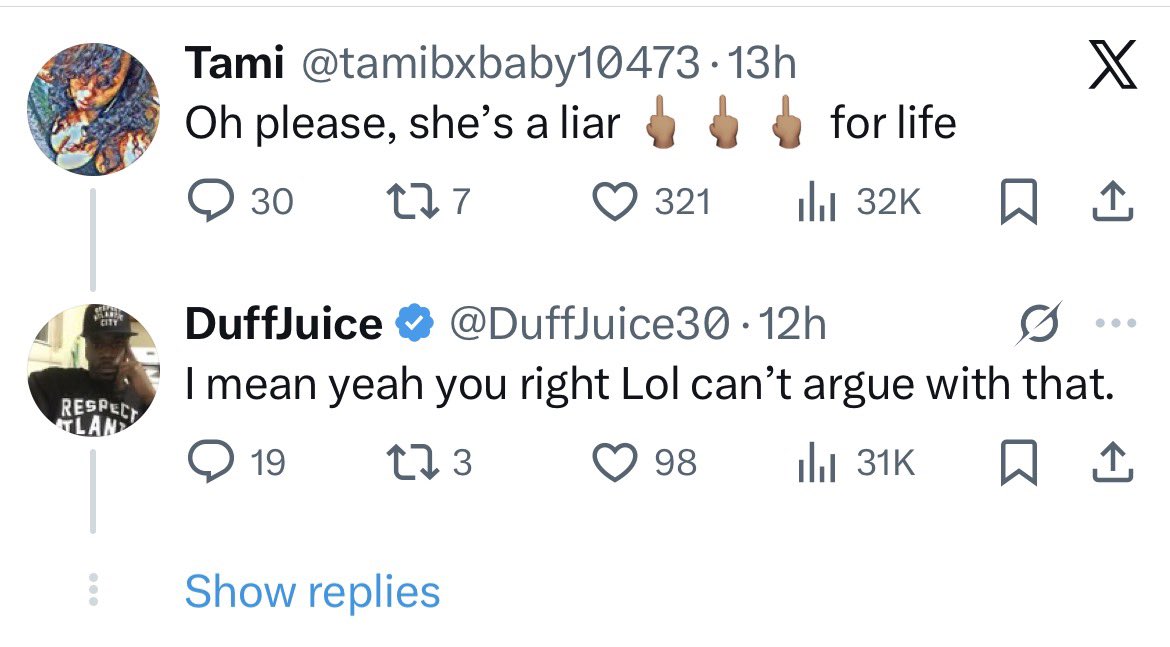 It’s so funny how yall let niggas run game on yall. They see what twts get traction n regurgitate the shit we been saying. That nigga don’t believe shit in this twt cause scroll to the comments n you’ll see how he ACTUALLY feels bout Megan. 
Hotties be gullible sry 🤷🏾‍♀️