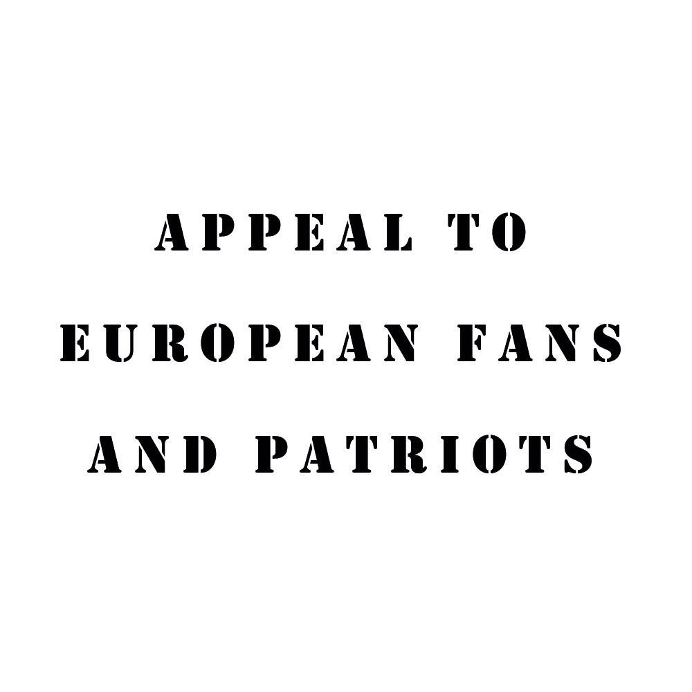 sinicynr's tweet image. Величезне прохання опублікувати та донести це звернення від українських фантаських рухів до європейців, які відвідують матчі своїх команд. 
Дуже треба це поширити на західну аудиторію.

—

Please publish and share this appeal from Ukrainian fan movements with Europeans who attend…
