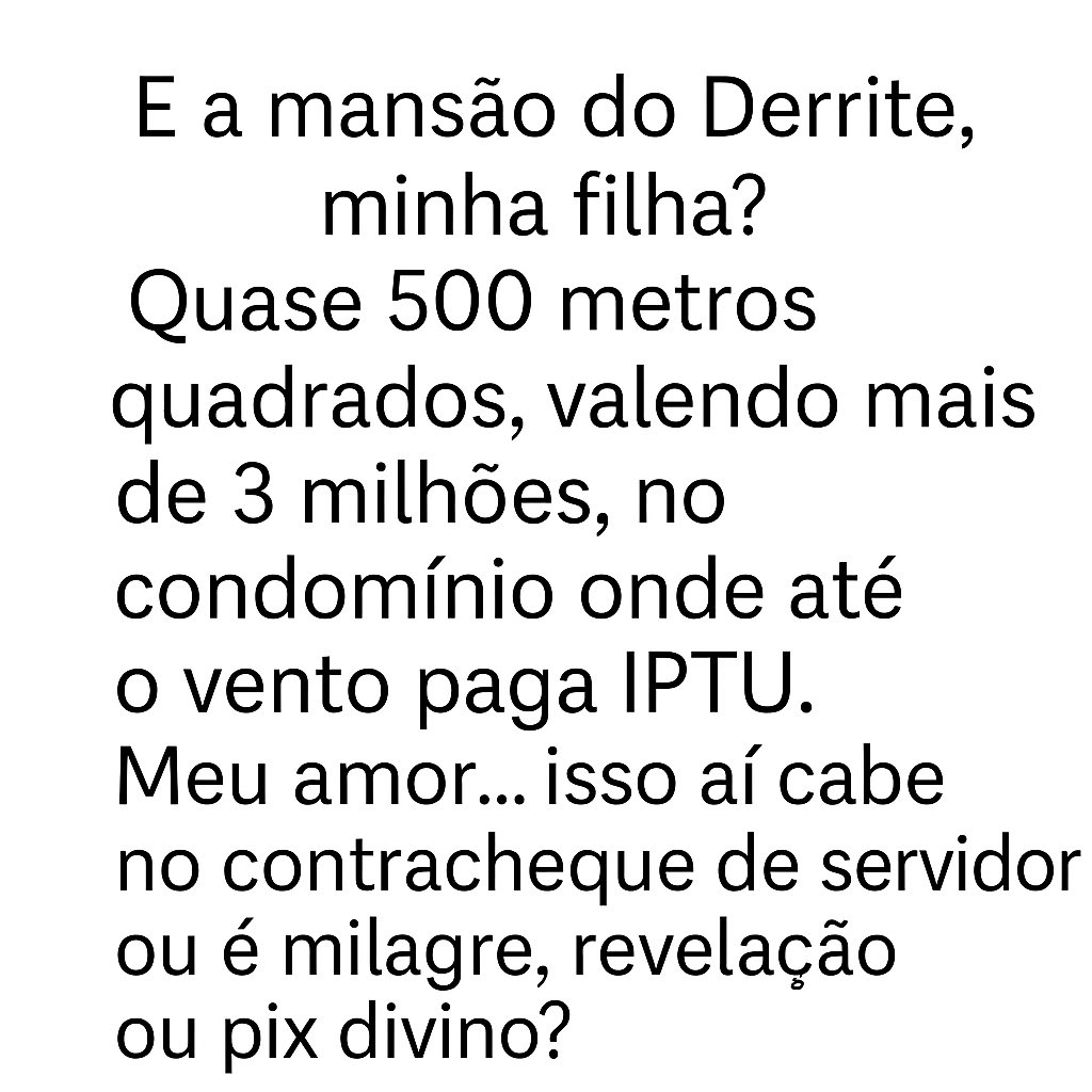 CASA DE 3 MILHÕES… PAGO COM O QUÊ, MEU ANJO?👼