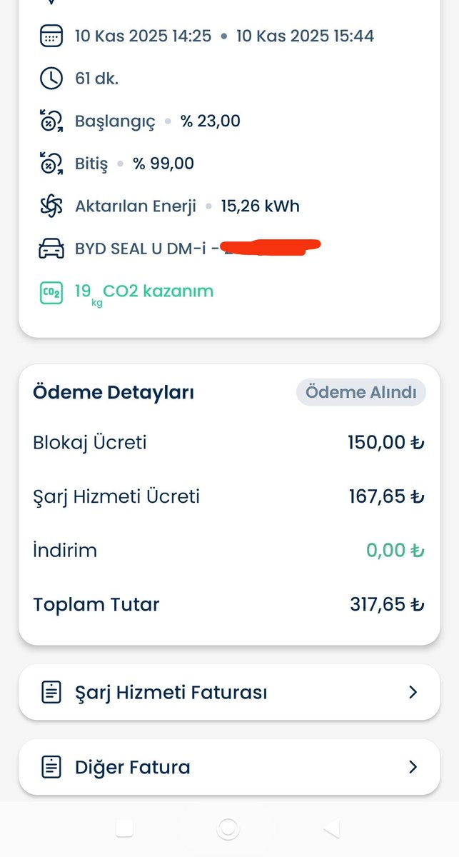Takipçi şikayeti: “ZES şarj istasyonunda aracımı şarj ettikten