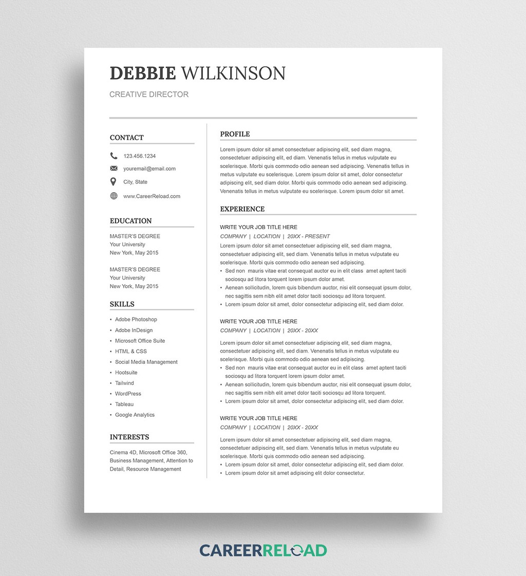 CareerReload's tweet image. Working in Google Docs? Pick a free resume template, make a copy, and customize it in minutes. Great for quick edits on any device.

👉 careerreload.com/google-docs-re…

#GoogleDocsResume #GoogleDocsTemplate #ResumeTemplate #JobSearch #CareerAdvice #JobSeekerTools #ResumeHelp