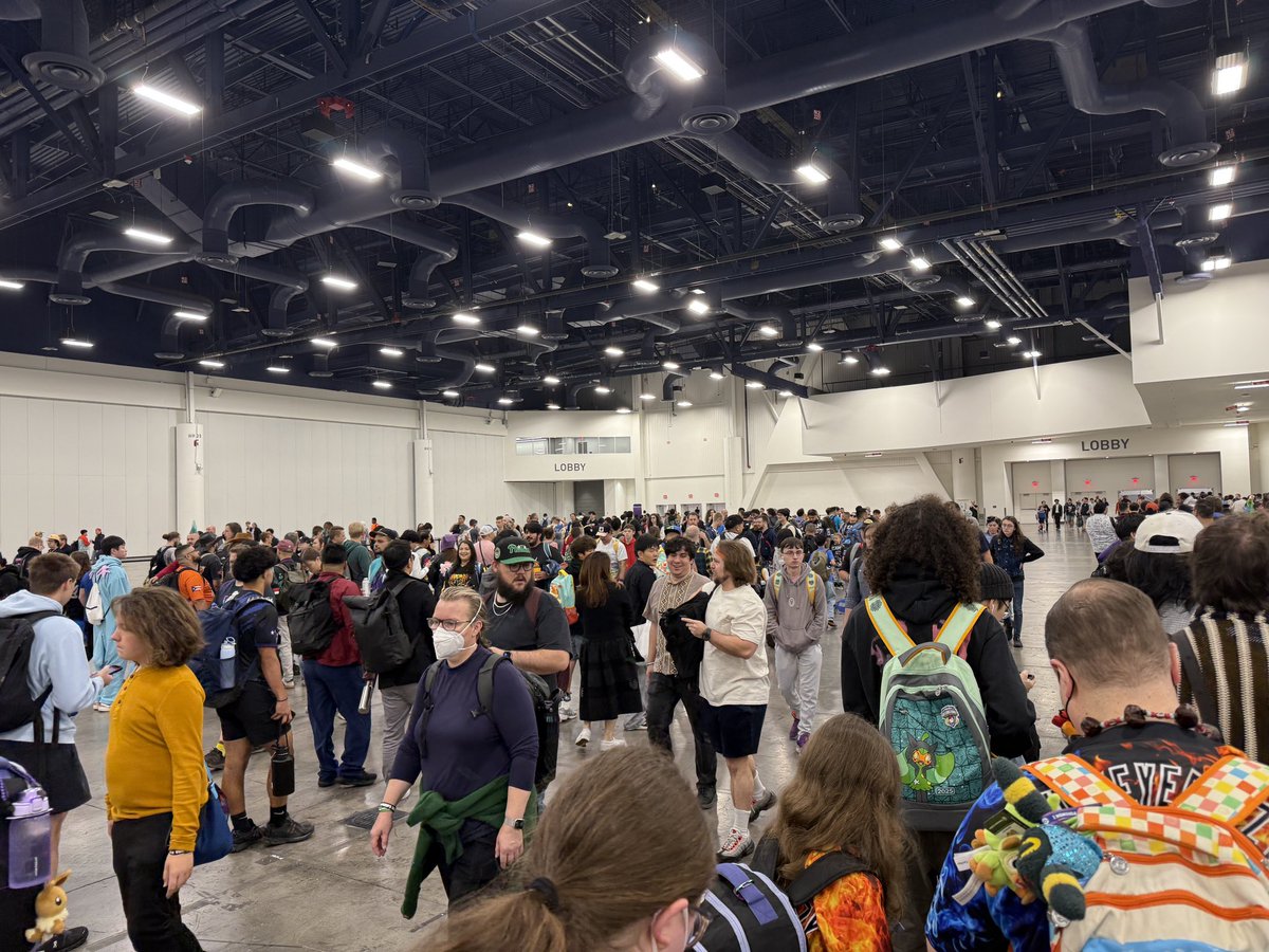 I don’t care how early you tell people to get here, 3 security lines is NOT enough for Saturday morning. ESPECIALLY with how much we pay to attend these regionals. You need to do WAY better <a href="/GamingGen/">Gaming Gen</a>