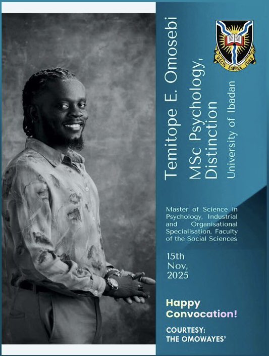 TheTemiOmosebi's tweet image. PhD next, and it should be scared of me.