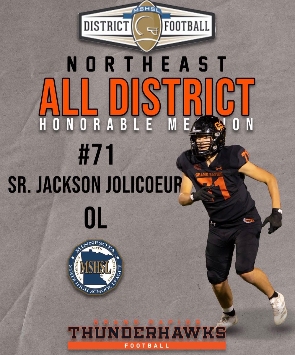 RapidsFB's tweet image. Congrats to our All District Honorable Mention players!