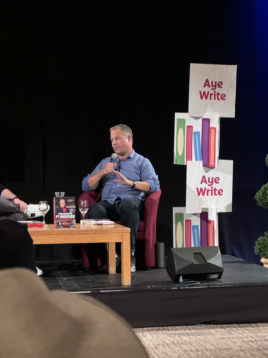 rwpaddock's tweet image. What an incredible and insightful evening with @tedkravitz last night discussing his new book. 

#f1