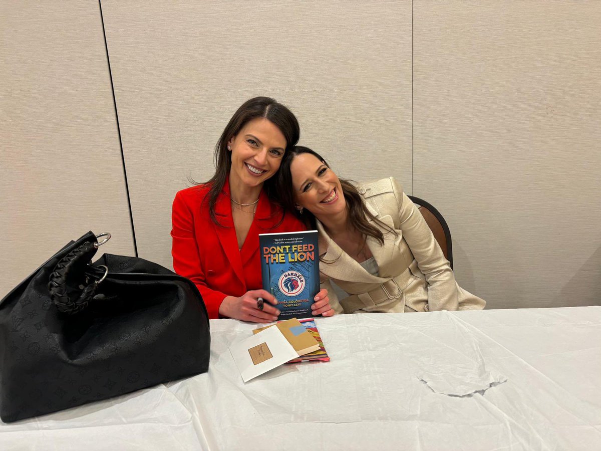 LeviYonit's tweet image. DON’T FEED THE LION has been in the world for almost a week, 
a good opportunity to thank my beloved friend and co-author, the magnificent @biannagolodryga. There’s no one I’d rather be with on this Journey.