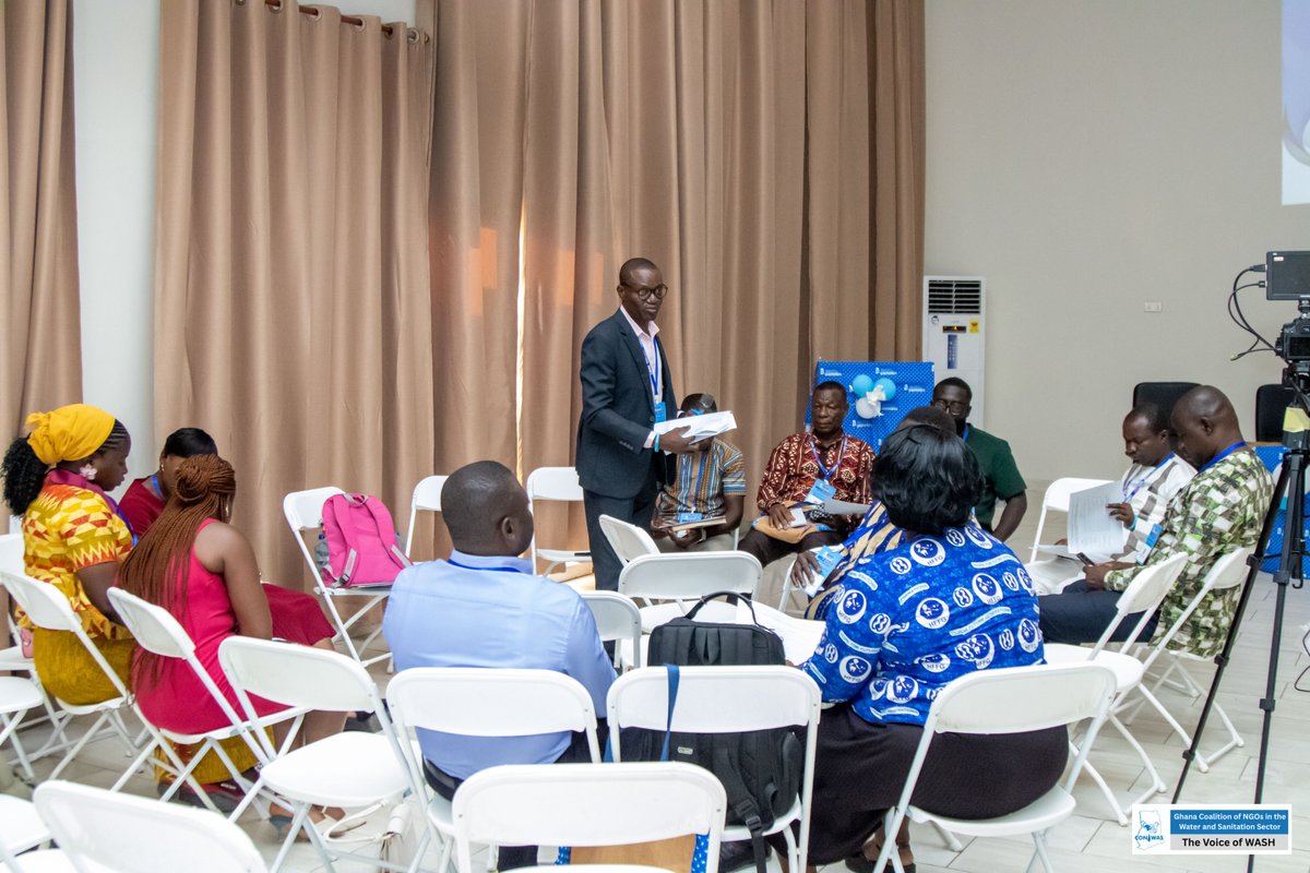 IRC_Ghana's tweet photo. Last week at #MoleConf, @agendaforchange hosted a side event on #LocallyLedCollaboration.
Insight: Strong leadership &amp; integration, but trust-based relationships need strengthening.
Let’s commit to locally led WASH systems in Ghana!
#WaterAid #IRC #WVI #CRS #WSUP #CONIWAS #PATH https://t.co/MHRmZ25tM2