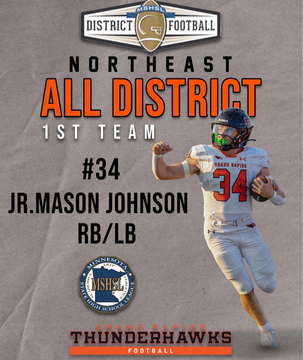 RapidsFB's tweet image. Congrats to our All District 1st Team Players!
