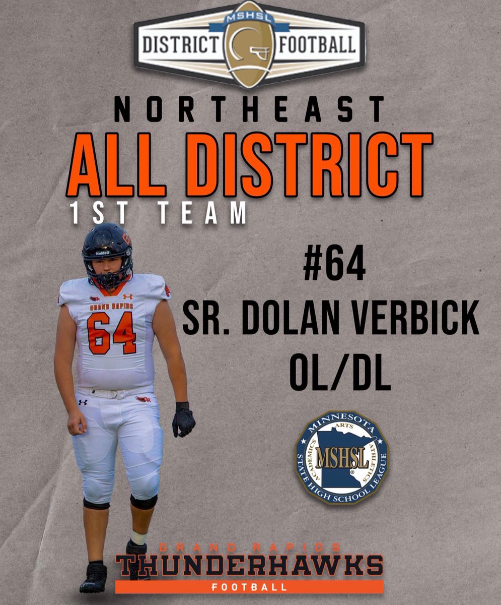 RapidsFB's tweet image. Congrats to our All District 1st Team Players!