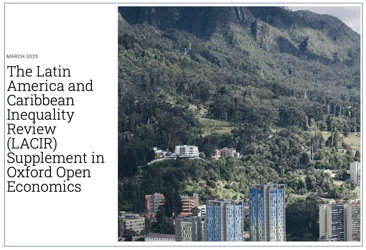 Desigualdad en América Latina

Esta sitio cuenta con una colección de excelentes artículos sobre la desigualdad en América Latina que se pueden descargar gratuitamente. Es un recurso realmente valioso.

Para acceder al sitio: lacir.lse.ac.uk/en-gb/the-volu…