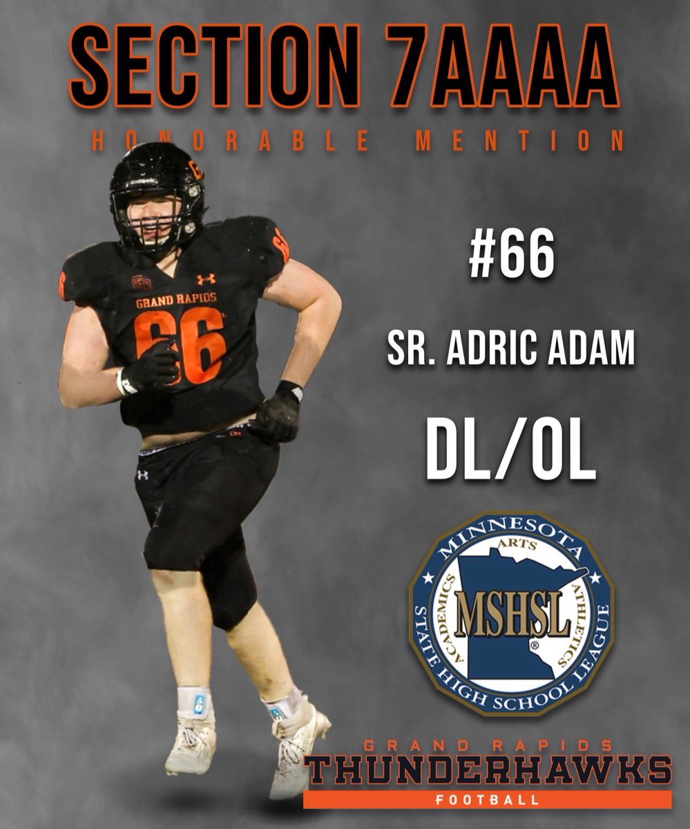 RapidsFB's tweet image. Congrats to our All Section Honorable Mention players!