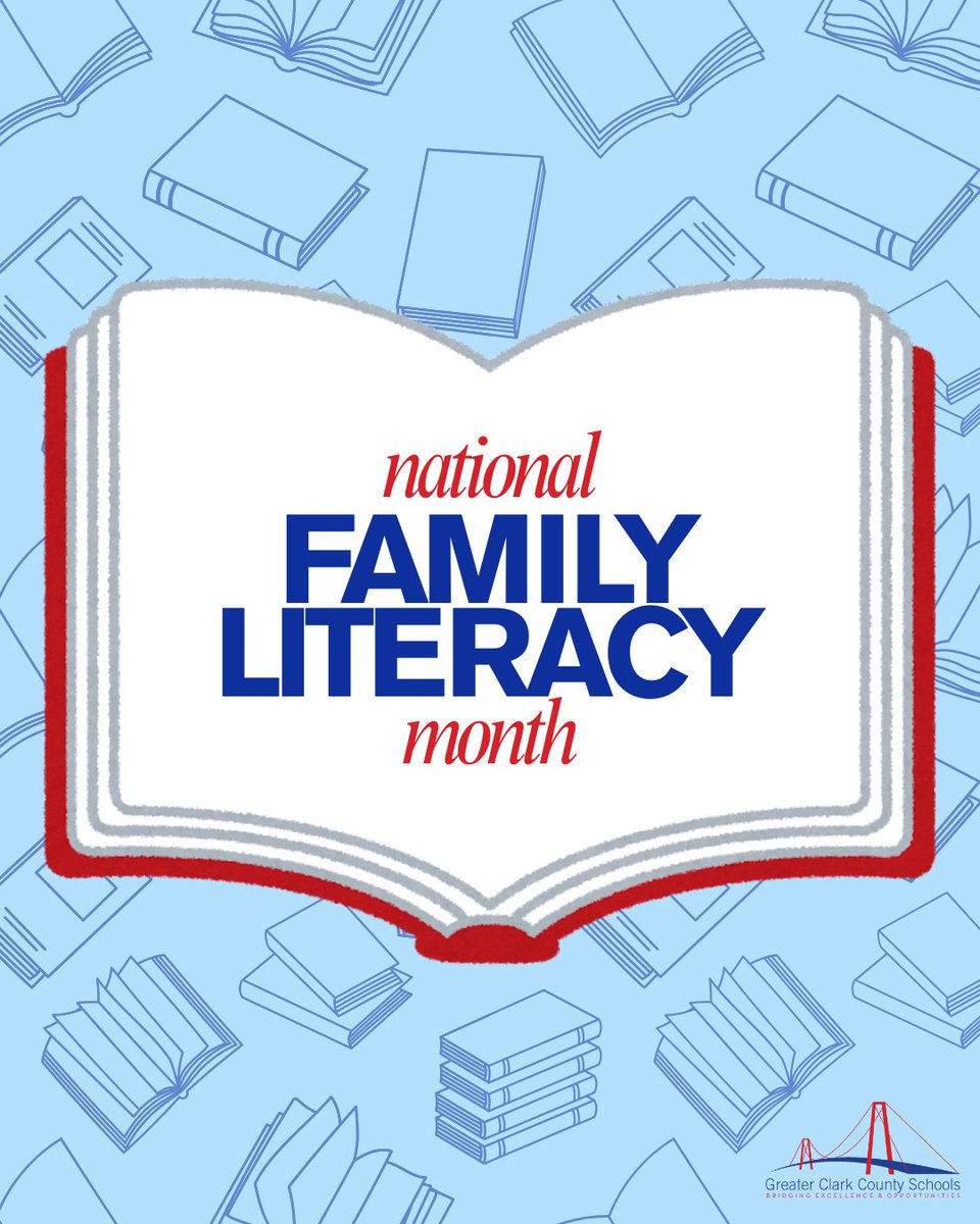 GCCSchools's tweet image. 📚💛 Happy National Family Literacy Month! 💛📚

How do you encourage reading at home? Share your favorite literacy habits below! 👇