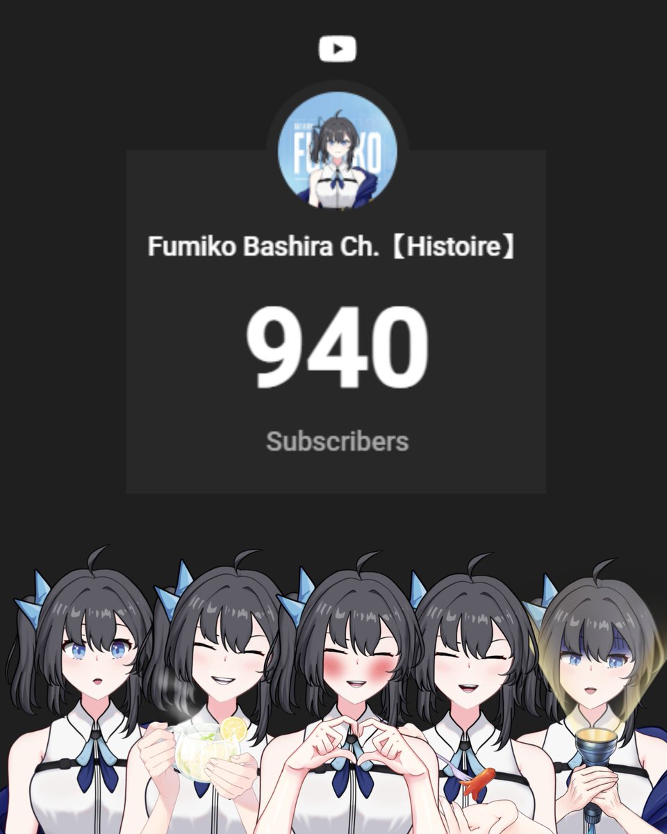 FumikoBashira's tweet photo. Aaaaaa ga nyangka.. tanggal 13 baru banget ngerayain 800an pake karaoke stream eh di akhir november dah sampai di 900an kitaaaa^^

Perjalanan kita semua masih panjang manteman, tapi mamaci yaw atas semuanya dan mohon dukungan nya selaluuuu <3

#Fumikoku #VTuberID #VTuberUprising https://t.co/5XK4Ng2imk