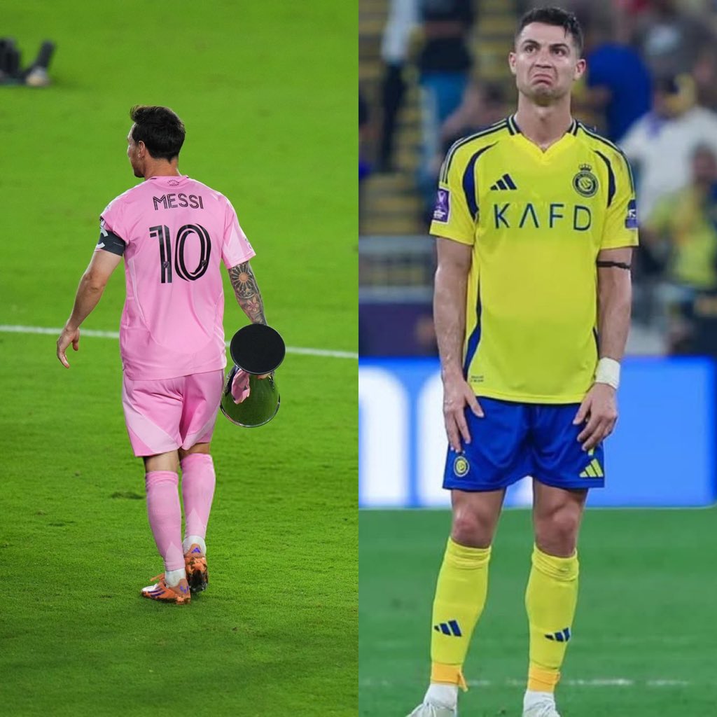 psg_chief's tweet image. 🚨Messi 🆚 Cristiano for club in 2025 

Most Goals : MESSI
Most Assists : MESSI
Most Trophies : MESSI 
Most MOTM : MESSI
Most G/A : MESSI
Most Player Of The Week : MESSI 
Most IG Post Likes : MESSI
Most Shirts Sold : MESSI 

WE ARE NOT THESAME 😂😂😂😭