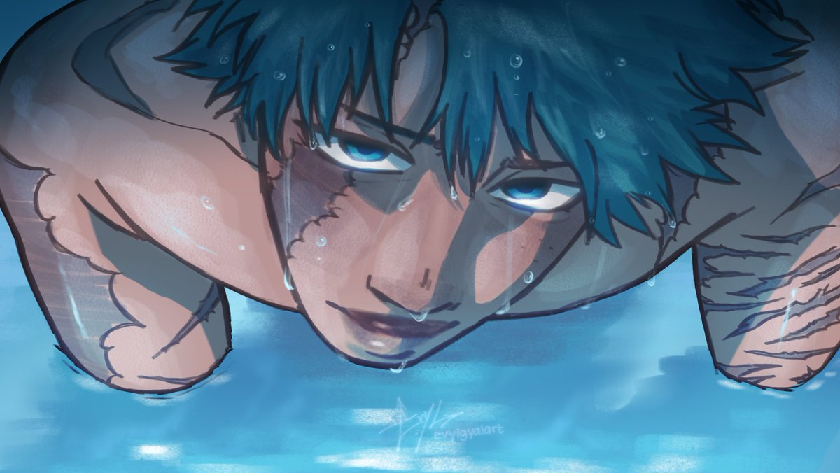 I’m soooooo late but thanks sketchy for holding me at gun point to finish this xoxo love u i think #dkbk #csmsceneredraw