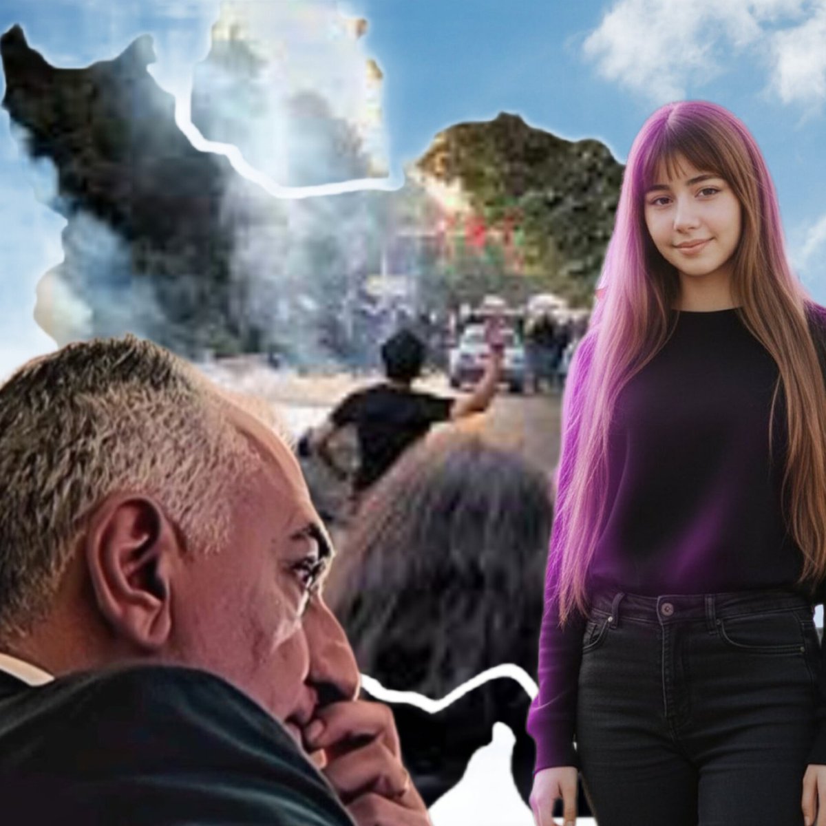 ما ایستادیم و ایران ایستاد
شیروخورشید بر دست مجید ،
جذب خاک شده است 
از اندام زیبای خالد درحبس،
فقط شرفش باقیمانده است
شکیلا ومحبوبه و آرشام  رضامحمدحسینی
زندان را به حقارت گرفته اند...
و اینک نسل زد و آلفا
#بیتا_شفیعی
پاینده ایران 
ما ایستادیم و ایران ایستاد
#جاویدشاه