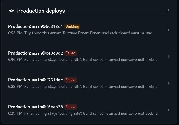 md_kasif_uddin's tweet image. My deployment history roasting ME harder than GitRoasted roasts GitHub profiles 💀

But guess what? The app works 😤

Analyze your GitHub: gitroasted.netlify.app

At least YOUR profile will get roasted successfully lol 🥲