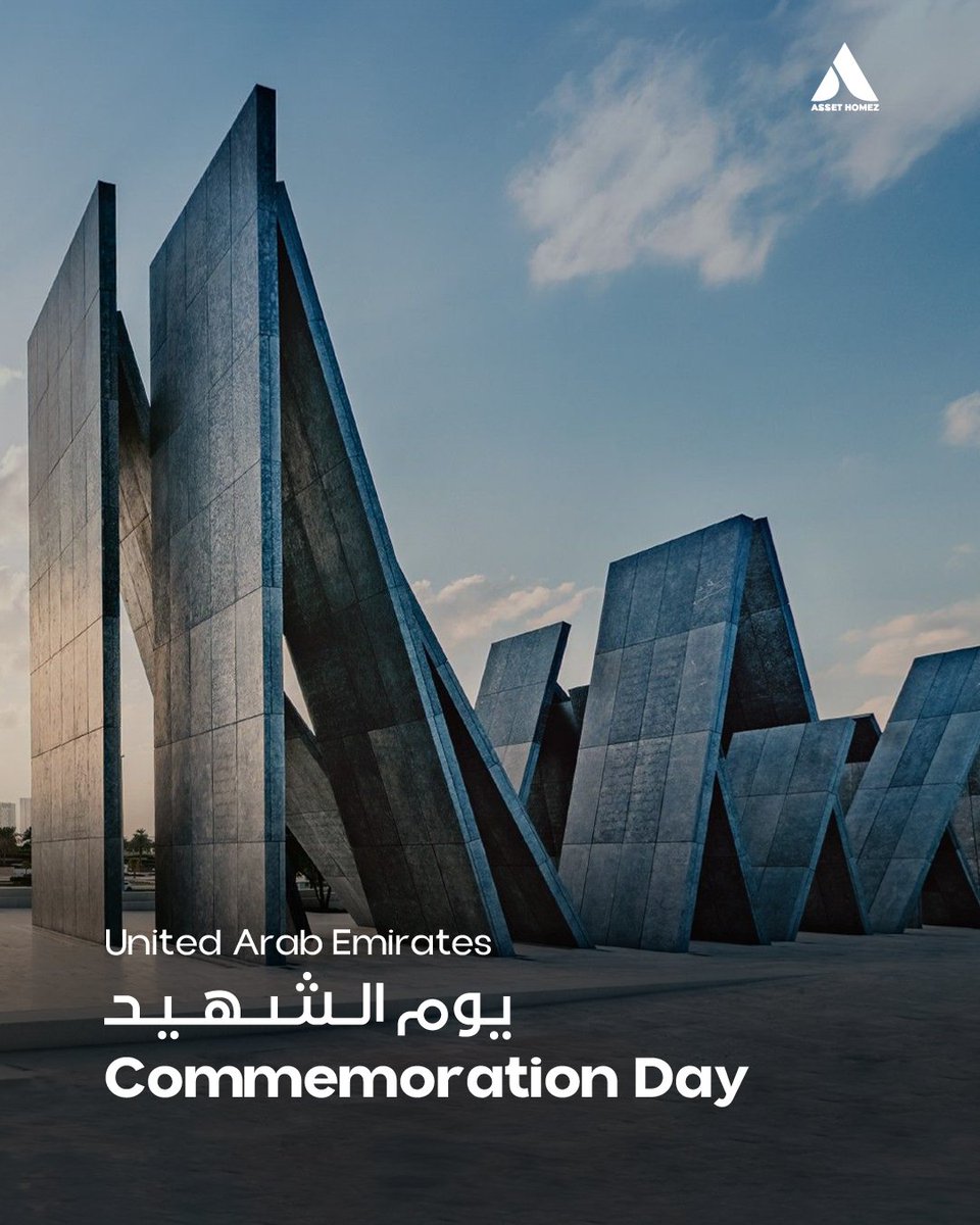 AssetHomez's tweet photo. Honoring the brave heroes who sacrificed for the nation. Their courage lives on in the heart of every Emirati. 🇦🇪 

A day to remember, reflect, and stand united in gratitude.   

#UAEDay #UAECommemorationDay #HonoringHeroes #Dubairealestate #Assethomez https://t.co/2V9P3fRVp7