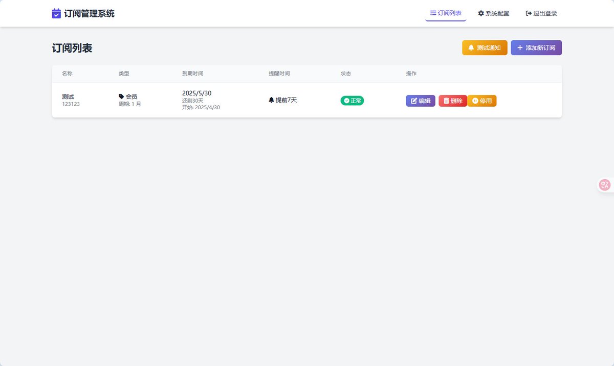 geekbb's tweet image. SubsTracker - 订阅管理与提醒系统

基于 Cloudflare Workers 的轻量级订阅管理系统，帮助您轻松跟踪各类订阅服务的到期时间，并通过 Telegram、Webhook 等多渠道发送及时提醒。

github.com/mangguo02/sub