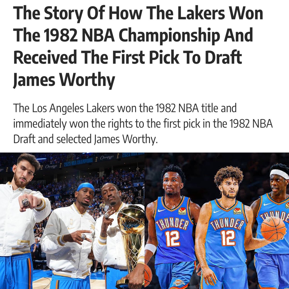 Let’s repeat history.