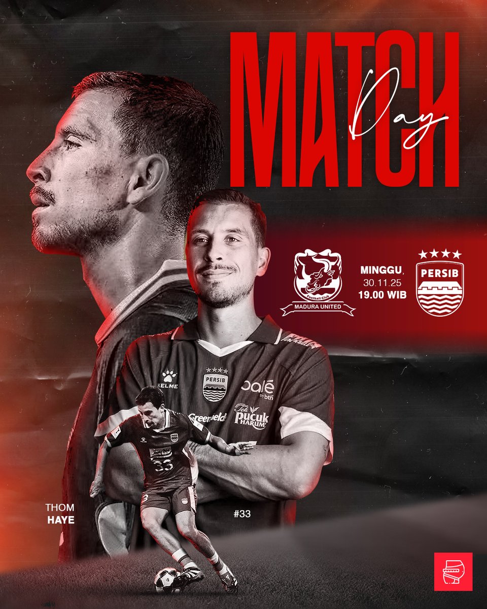 Revenge in every pass, focus in every step. 👀

#smsports #persib #persibday #thomhaye