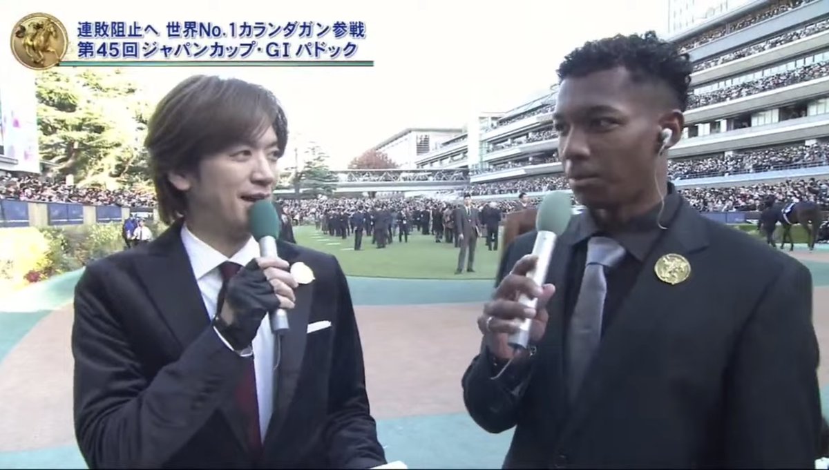 Call me woke dei globalist scum or whatever but seeing a Black commentator doing co-commentary with Daigo-san for Japan’s biggest international race on Minna no Keiba is honestly so cool