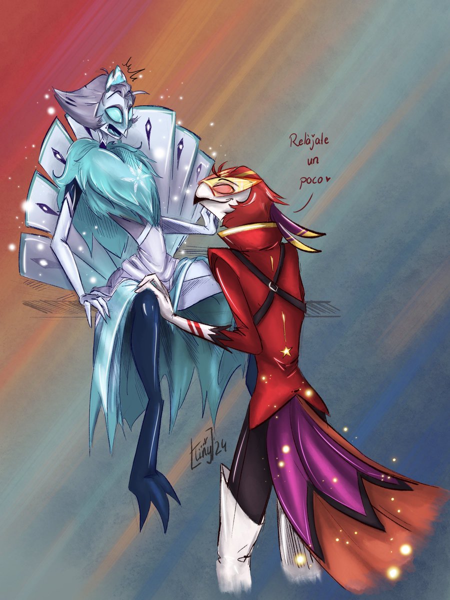 TTCaterpillar's tweet image. In celebration of „One year Mastermind“ we should start a Icyago first and latest drawing train 🦚🦜 (the first one is cursed 🫣😅)

#Icyago #Andrealphus #Vassago